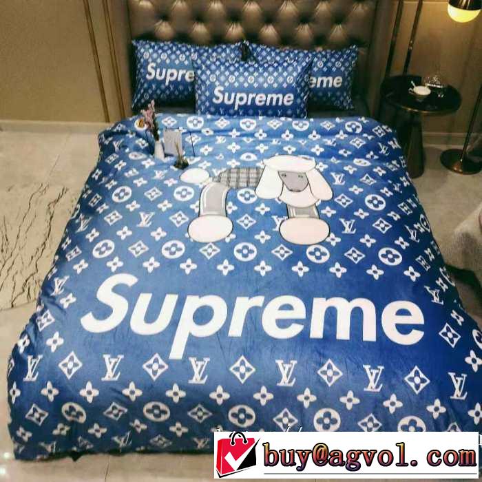 シュプリーム 寝具4点セット最速2019秋冬トレンドブランド  SUPREME 絶対おさえるべきカラーと最新
