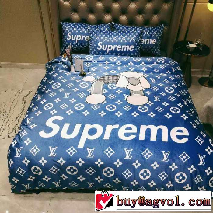 シュプリーム 寝具4点セット最速2019秋冬トレンドブランド  SUPREME 絶対おさえるべきカラーと最新