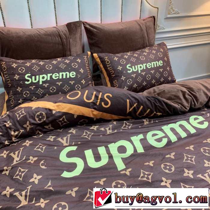 秋冬とれんど新品目立ち シュプリーム SUPREME 寝具4点セット 速報！2019年秋ファッショントレンド