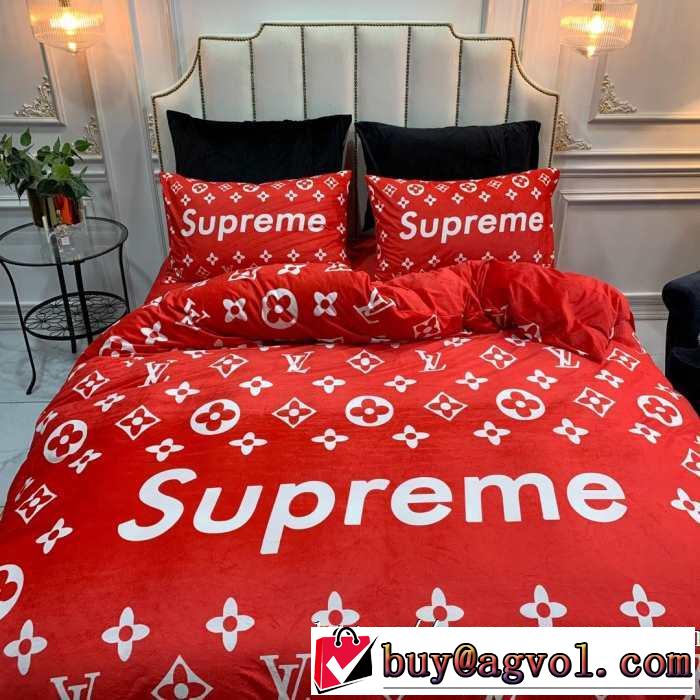 寝具4点セット 2019秋断然ブランド推し シュプリーム SUPREME お洒落で秋冬注目トレンド