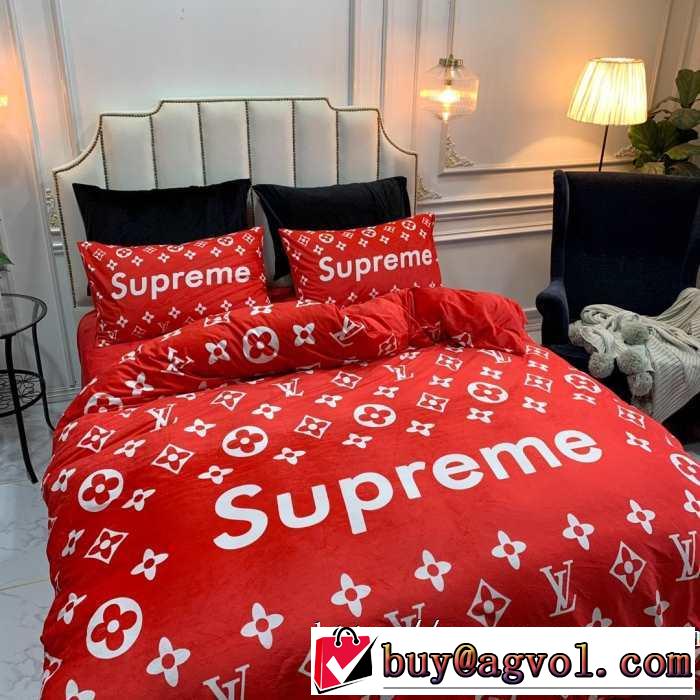寝具4点セット 2019秋断然ブランド推し シュプリーム SUPREME お洒落で秋冬注目トレンド