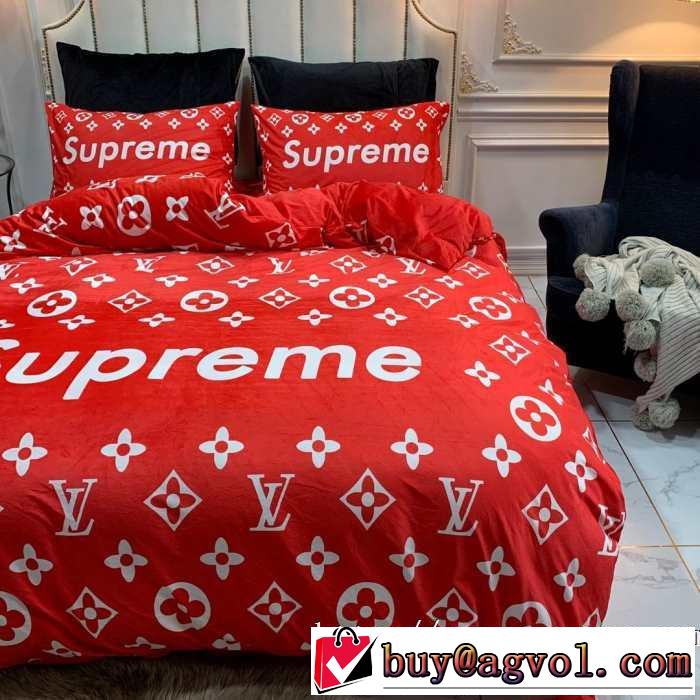 寝具4点セット 2019秋断然ブランド推し シュプリーム SUPREME お洒落で秋冬注目トレンド