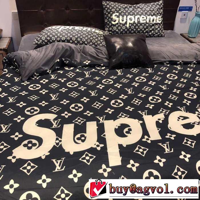 シュプリーム SUPREME 2019秋冬トレンドデザイン 秋こそ楽しめるアイテム  寝具4点セット