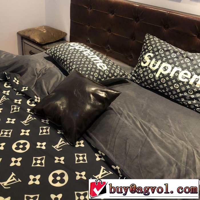 シュプリーム SUPREME 2019秋冬トレンドデザイン 秋こそ楽しめるアイテム  寝具4点セット