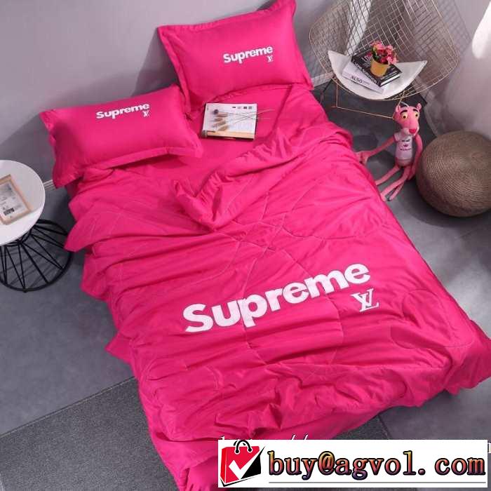 速報！2019年秋ファッショントレンド  寝具4点セットシュプリーム SUPREME 秋冬にお世話になる定番