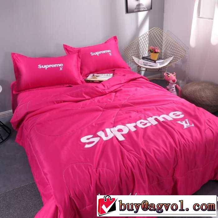 速報！2019年秋ファッショントレンド  寝具4点セットシュプリーム SUPREME 秋冬にお世話になる定番