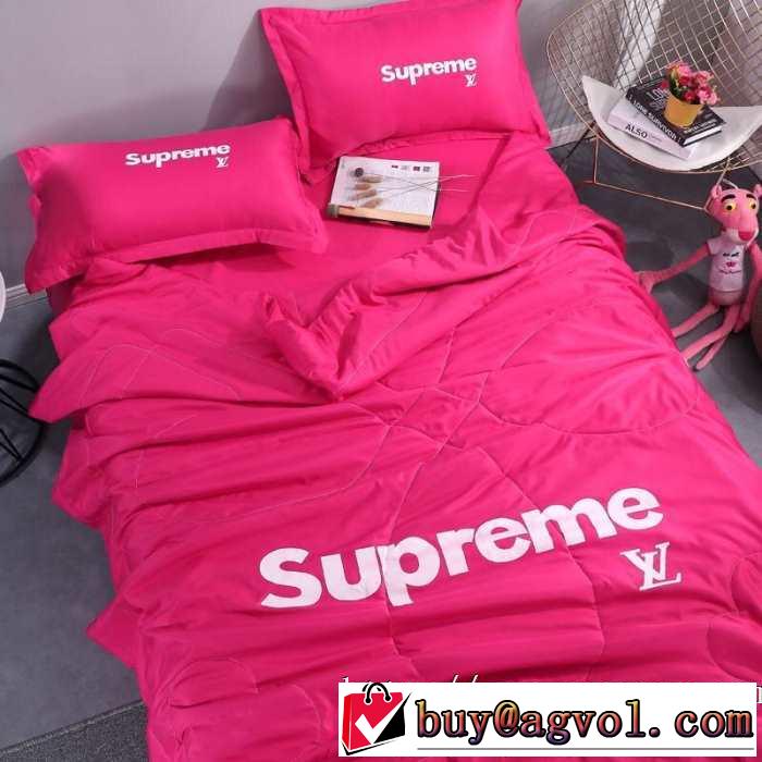 速報！2019年秋ファッショントレンド  寝具4点セットシュプリーム SUPREME 秋冬にお世話になる定番
