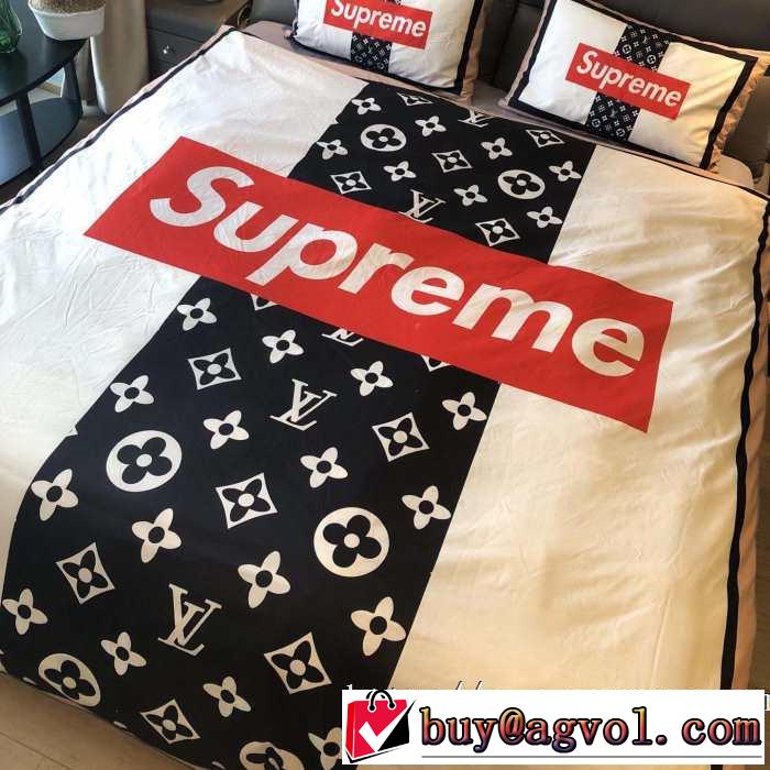 SUPREME気になる2019年秋のファッション 人気ファッション雑誌でも掲載  寝具4点セット シュプリーム
