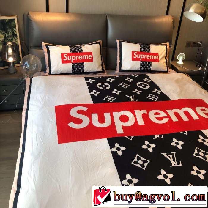 SUPREME気になる2019年秋のファッション 人気ファッション雑誌でも掲載  寝具4点セット シュプリーム