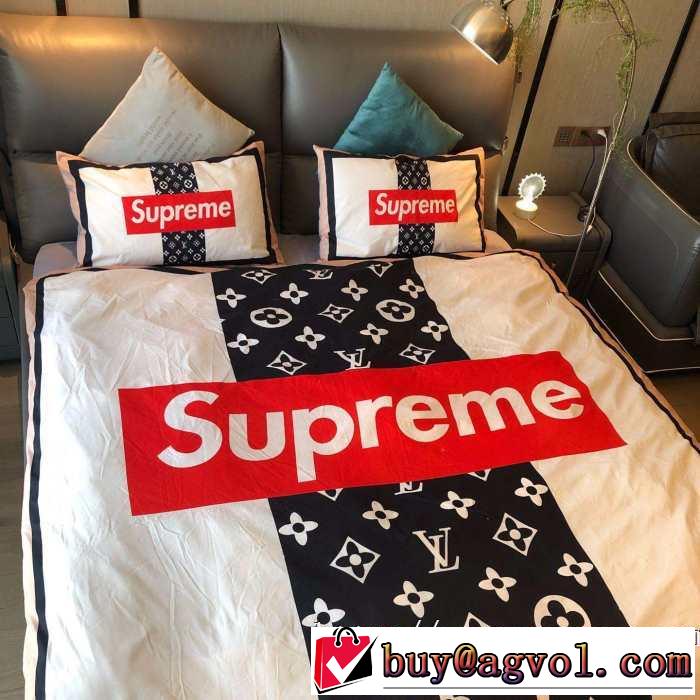 SUPREME気になる2019年秋のファッション 人気ファッション雑誌でも掲載  寝具4点セット シュプリーム