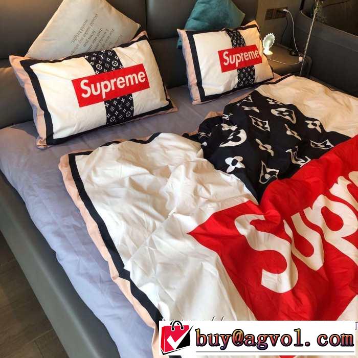 SUPREME気になる2019年秋のファッション 人気ファッション雑誌でも掲載  寝具4点セット シュプリーム