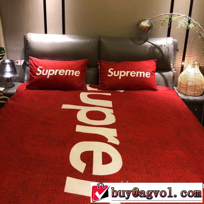 秋トレンドの新定番  SUPREME 寝具4点セット 2019秋冬トレンド押さえておきたい シュプリーム