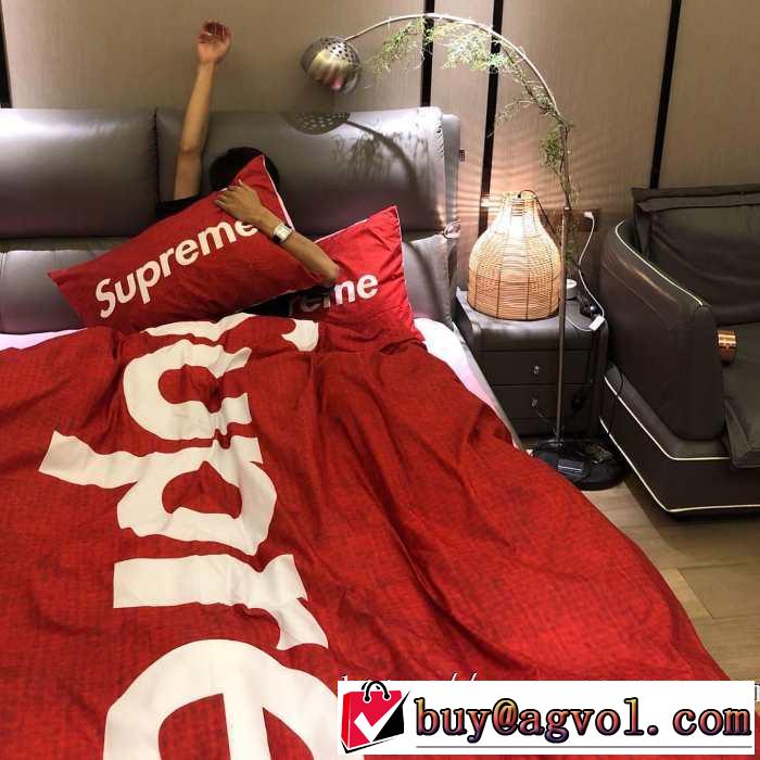秋トレンドの新定番  SUPREME 寝具4点セット 2019秋冬トレンド押さえておきたい シュプリーム