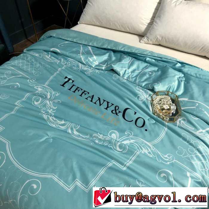 最速2019秋冬トレンドブランド  寝具4点セット 秋こそ楽しめるアイテム ティファニー Tiffany&Co