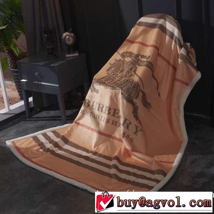 バーバリー BURBERRY  セレブ愛用　贈り物にも最適 ブランケット 超極細繊維を使用した美品 