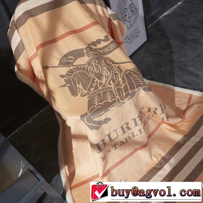 バーバリー BURBERRY  セレブ愛用　贈り物にも最適 ブランケット 超極細繊維を使用した美品