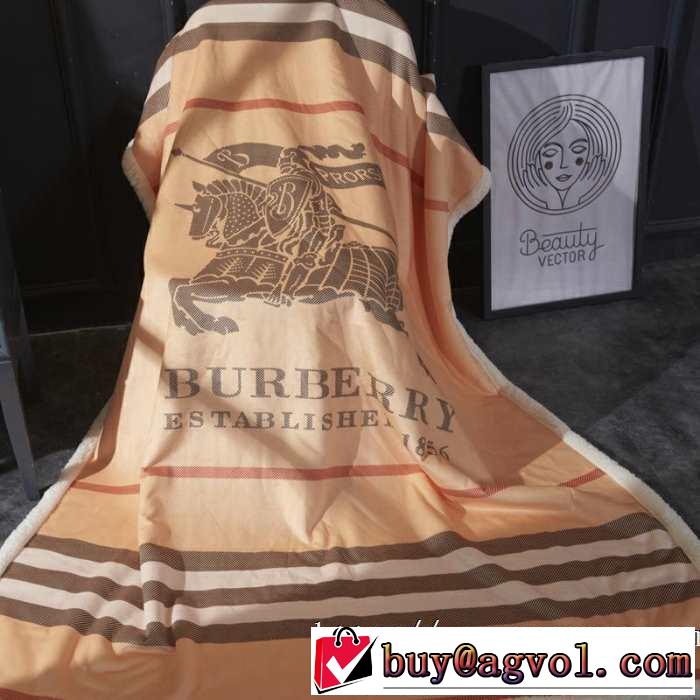 バーバリー BURBERRY  セレブ愛用　贈り物にも最適 ブランケット 超極細繊維を使用した美品