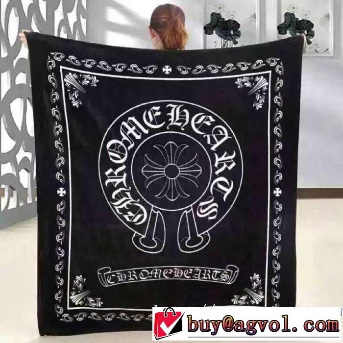 2019春夏も引き続きトレンド クロムハーツ CHROME HEARTS 毛布 夏はエアコンの効いた部屋対応