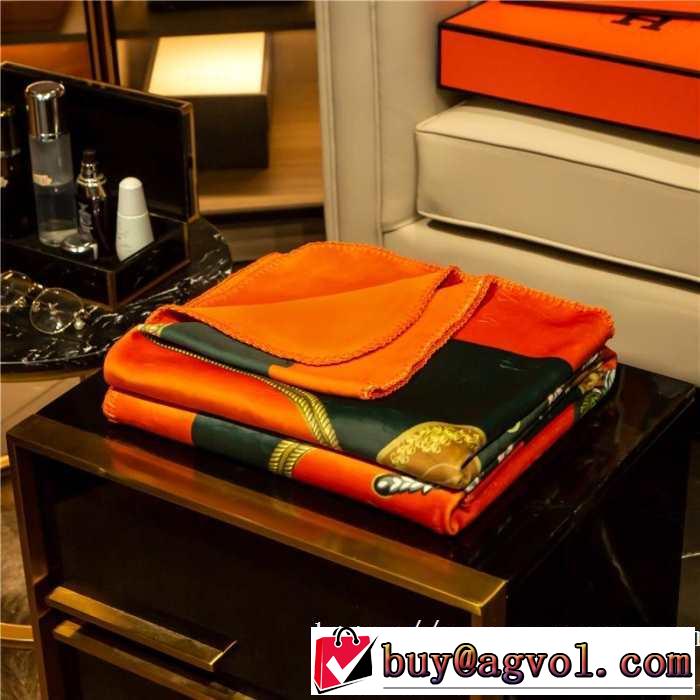 超極細繊維を使用した美品 エルメス HERMES 2019夏色っぽさ ブランケット セレブ愛用　贈り物にも最適
