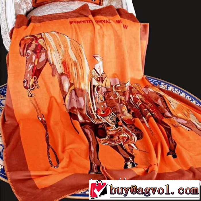 おしゃれな夏ファッション2019 エルメス超柔らかな感覚を味わえる  HERMES オールシーズン対応 ブランケット 