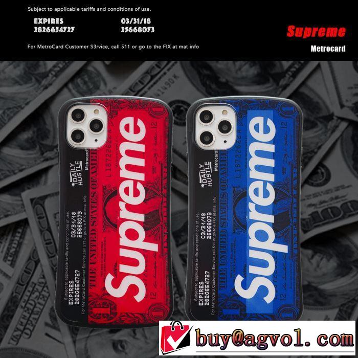 秋服コーデ2019年版 2色可選 スマートフォンケース 大胆なチェックの人気トレンド シュプリーム SUPREME 秋にはやる最新作を先取り