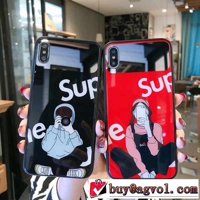 シュプリーム 2色可選 重要2019秋冬トレンド  SUPREME 秋冬ファッションコーディネート スマートフォンケース 最新トレンドコーデおすすめ