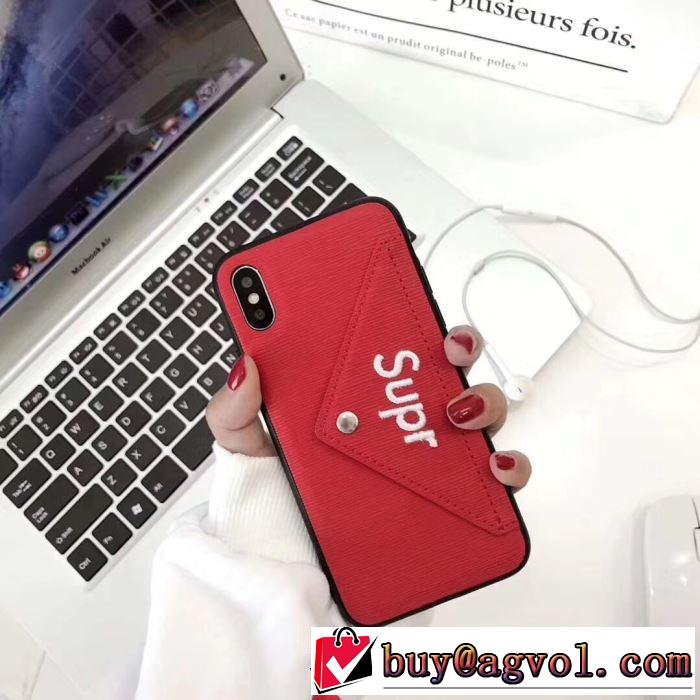 2色可選 スマートフォンケース 機能性が良くブランド新品 シュプリーム 使いやすさのトレンド SUPREME 2019-2020秋冬のファッション