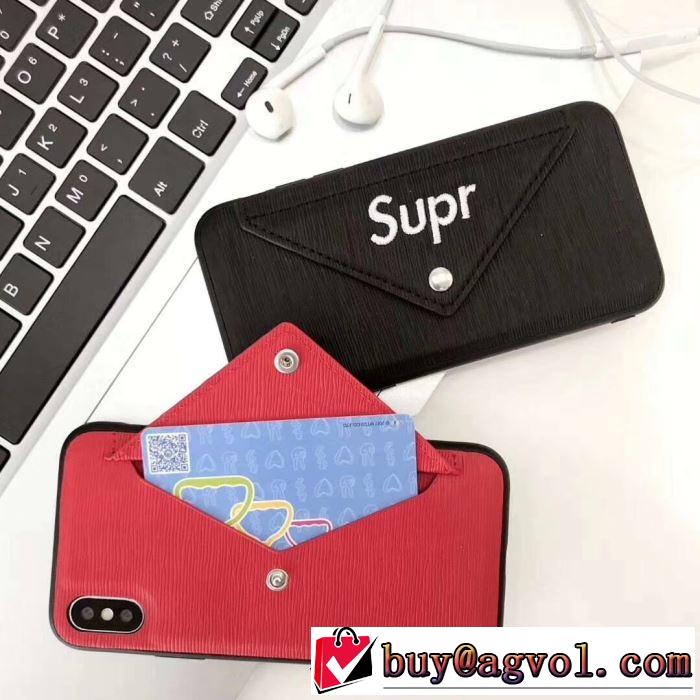 2色可選 スマートフォンケース 機能性が良くブランド新品 シュプリーム 使いやすさのトレンド SUPREME 2019-2020秋冬のファッション