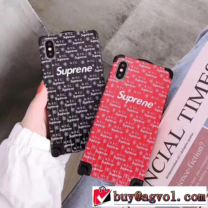 一番おしゃれ秋冬トレンド スマートフォンケース 2色可選 2019秋に注目したい シュプリーム SUPREME おしゃれさんはいち早く取り