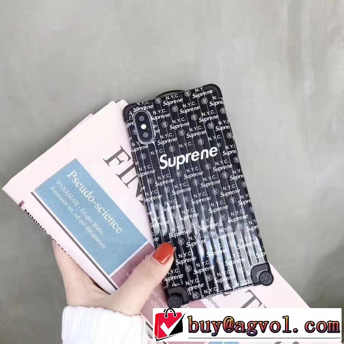 一番おしゃれ秋冬トレンド スマートフォンケース 2色可選 2019秋に注目したい シュプリーム SUPREME おしゃれさんはいち早く取り