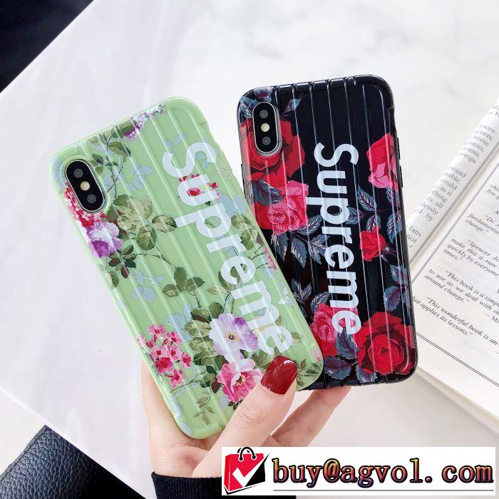 2色可選 シュプリーム 2019秋冬トレンド押さえておきたい SUPREME サイズのよさを感じる新作 スマートフォンケース  注目の秋ファッション一番