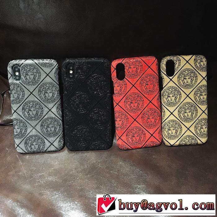 多色可選 ヴェルサーチ 速報！2019年秋ファッショントレンド VERSACE 大人かわいい秋冬コーデを楽しみ スマートフォンケース 秋冬もちろん主役級