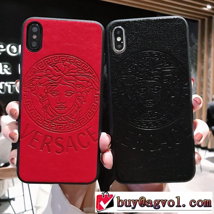 2色可選 2019秋のファッショントレンドはこれ スマートフォンケース おしゃれ度アップ秋冬コレクション ヴェルサーチVERSACE
