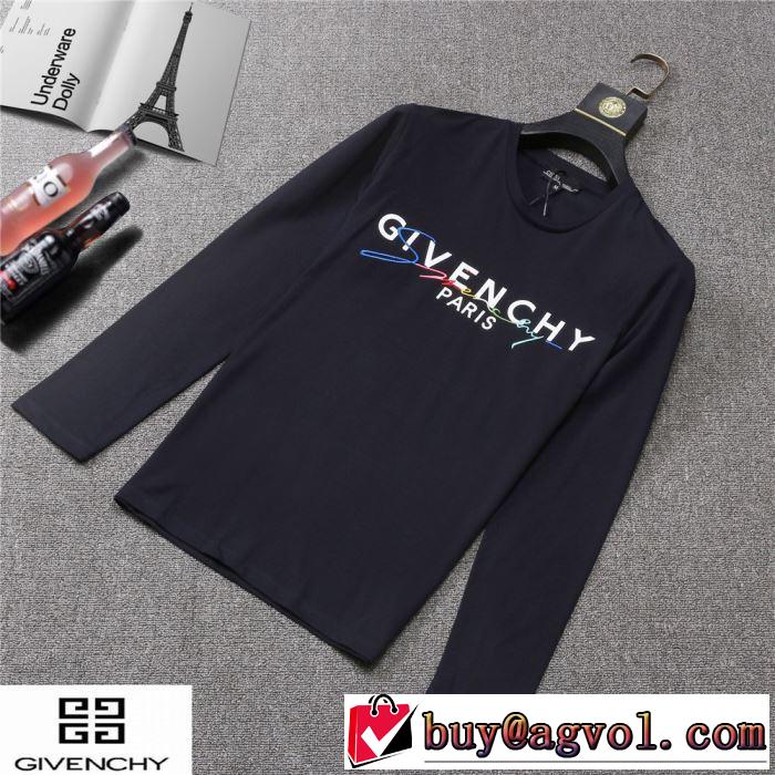 2019年春夏シーズンの人気 今流行りの最新コレクション ジバンシー GIVENCHY 長袖Tシャツ 3色可選