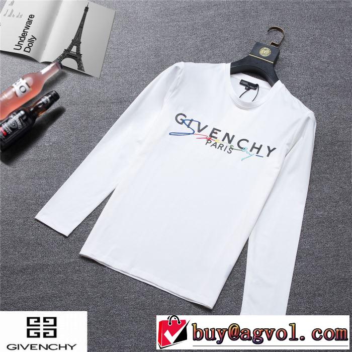 2019年春夏シーズンの人気 今流行りの最新コレクション ジバンシー GIVENCHY 長袖Tシャツ 3色可選