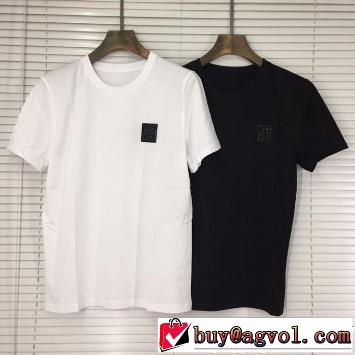 2019夏色っぽさ クールな印象を引き立て ジバンシー GIVENCHY Tシャツ/ティーシャツ 2色可選