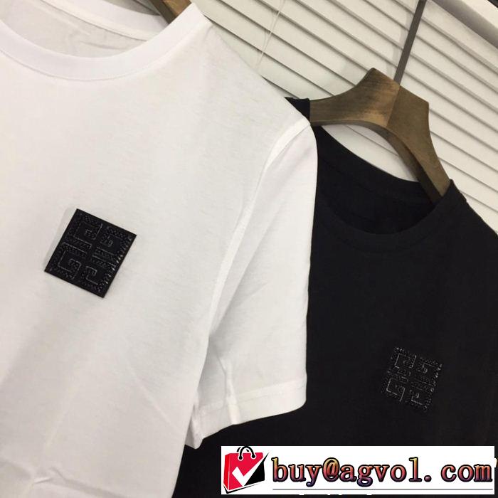 2019夏色っぽさ クールな印象を引き立て ジバンシー GIVENCHY Tシャツ/ティーシャツ 2色可選
