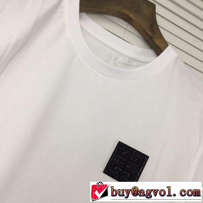 2019夏色っぽさ クールな印象を引き立て ジバンシー GIVENCHY Tシャツ/ティーシャツ 2色可選