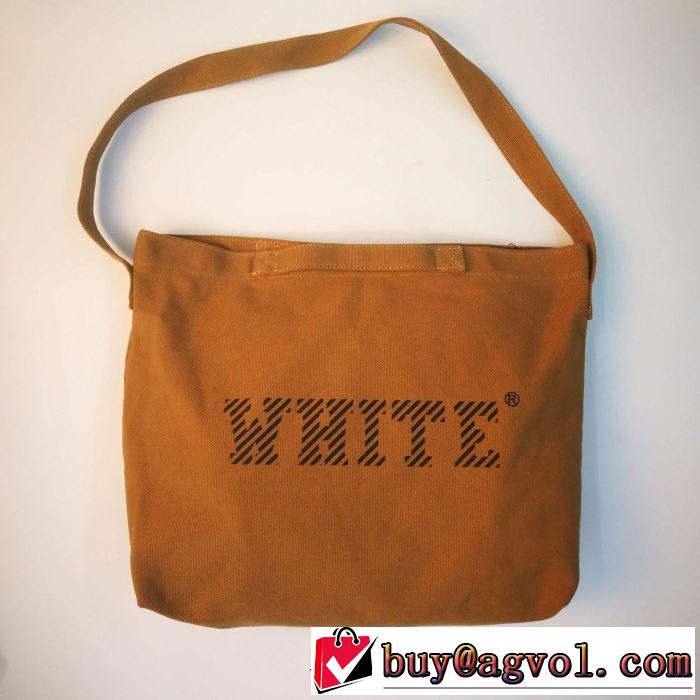  2019春夏は人気定番 3色可選  Off-White 着るだけで上品なスタイル オフホワイト デニム バッグ