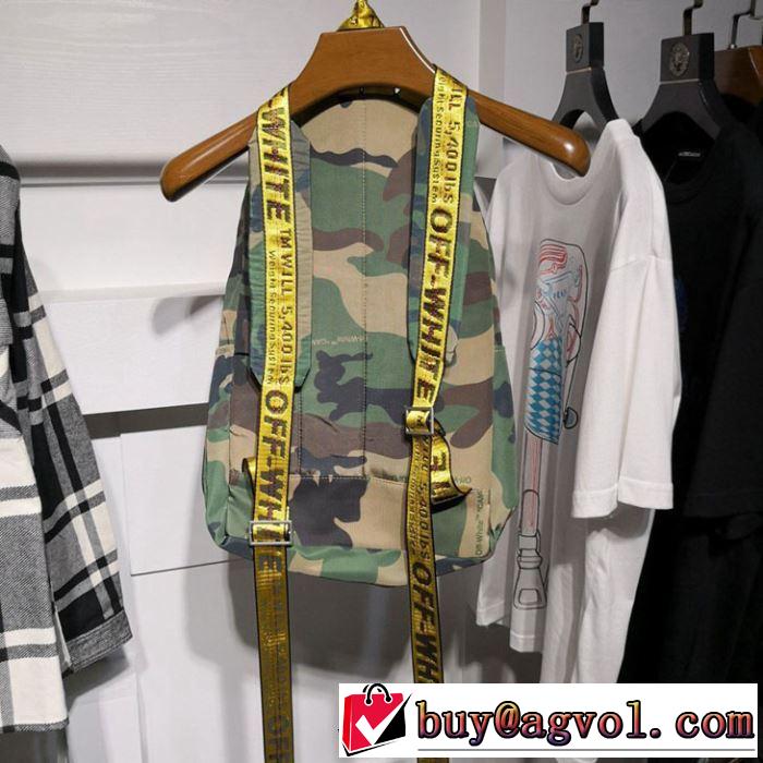 リュック、バックパック Off-White 洗練された印象に オフホワイト 2019春夏は人気定番