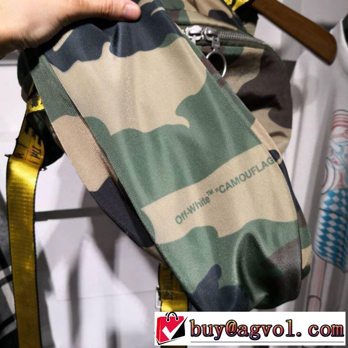 リュック、バックパック Off-White 洗練された印象に オフホワイト 2019春夏は人気定番