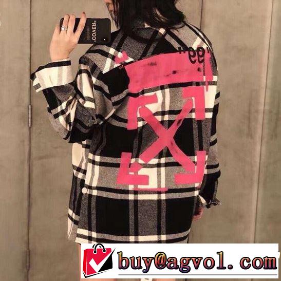 2019年春夏流行ファッション 大人の可愛さを引き立て Off-White オフホワイト シャツ 2色可選