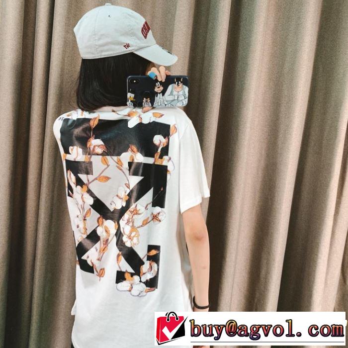 Off-White オフホワイト 半袖Tシャツ off-white 19ss】 OW 19ss 2019年の春夏に着たい ちょっと大人の印象