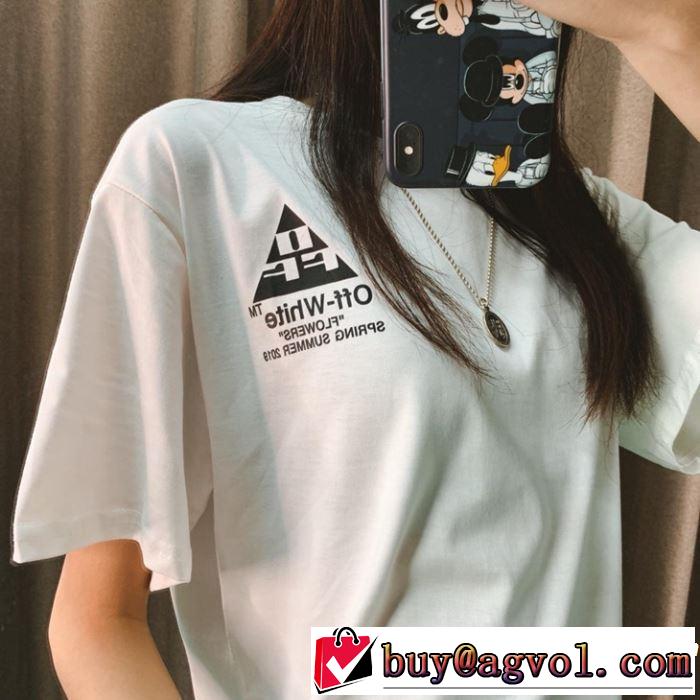 Off-White オフホワイト 半袖Tシャツ off-white 19ss】 OW 19ss 2019年の春夏に着たい ちょっと大人の印象