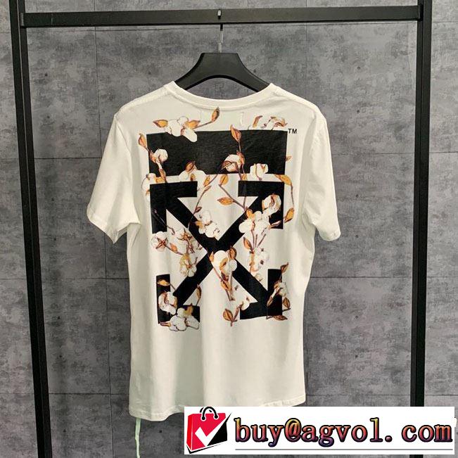 Off-White オフホワイト 半袖Tシャツ off-white 19ss】 OW 19ss 2019年の春夏に着たい ちょっと大人の印象