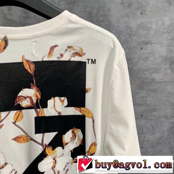Off-White オフホワイト 半袖Tシャツ off-white 19ss】 OW 19ss 2019年の春夏に着たい ちょっと大人の印象