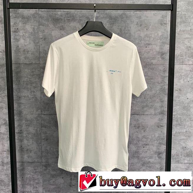 2019年春夏流行ファッション 快適な着心地 Off-White オフホワイト 半袖Tシャツ off-white 19ss】 OW 19ss