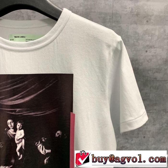 暑い今こそ活躍させたい！2019春夏は人気定番 Off-White オフホワイト 半袖Tシャツ off-white 17ss】 OW 17ss