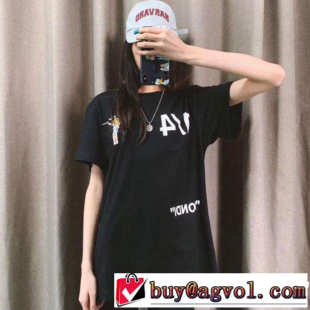 Off-White オフホワイト 半袖Tシャツ  off white-19ss】 OW 19ss 春夏の流行り2019新品 大人の可愛さを引き立て