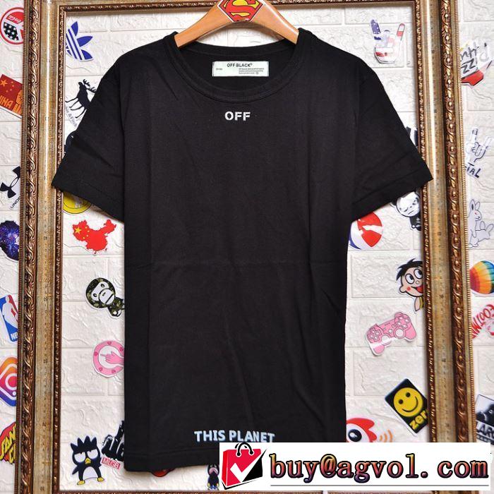 大人の華やかさを演出 2019年春夏のトレンドアイテム Off-White オフホワイト 半袖Tシャツ 2色可選